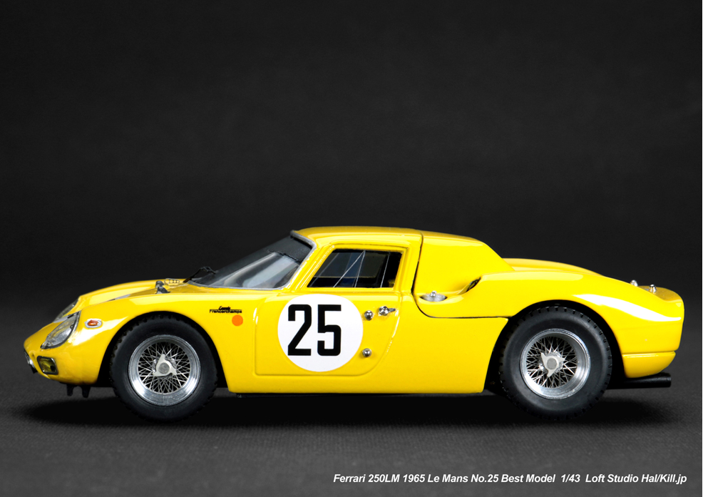 1/43 Ferrari 250LM 1965 Le Mans No.25 Best Model